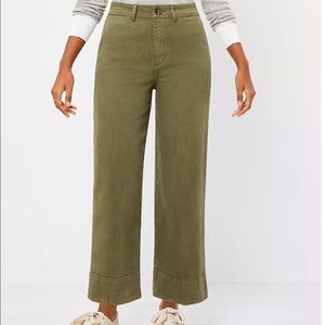 Loft High Rise Wide Leg Jeans